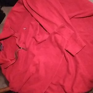 Polo half zip crew pullover/sweater